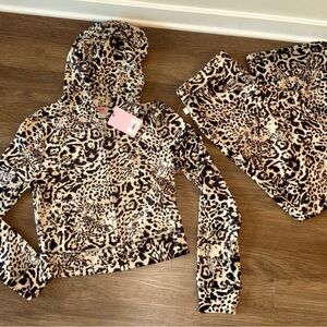 Juicy Couture Cheetah blinged out tracksuit